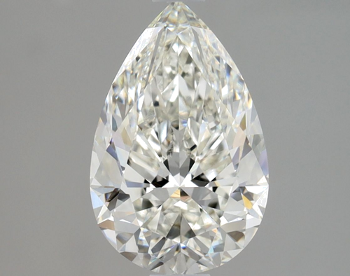 1.5 carat H-VVS2 Natūralus Pear Deimantas (1)
