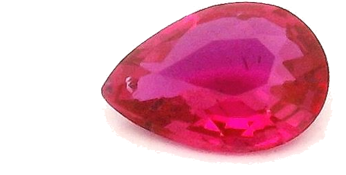0.18 carat RED Pear Rubinas (1)
