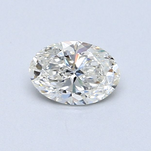0.53 carat H-SI2 Natūralus Oval Deimantas (1)