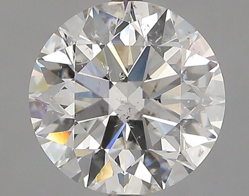 3.01 carat H-SI2 Excellent cut Natūralus Round Deimantas (1)