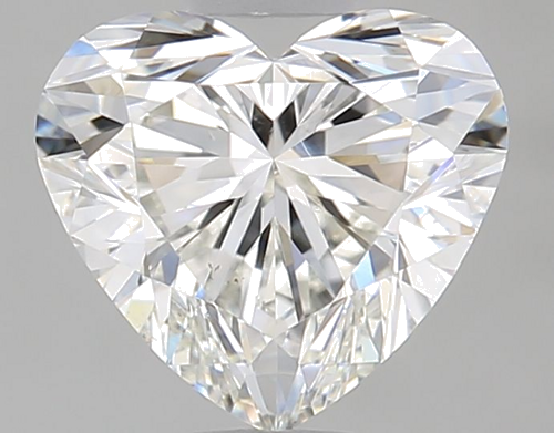 0.91 carat I-VS2 Natūralus Heart Deimantas (1)