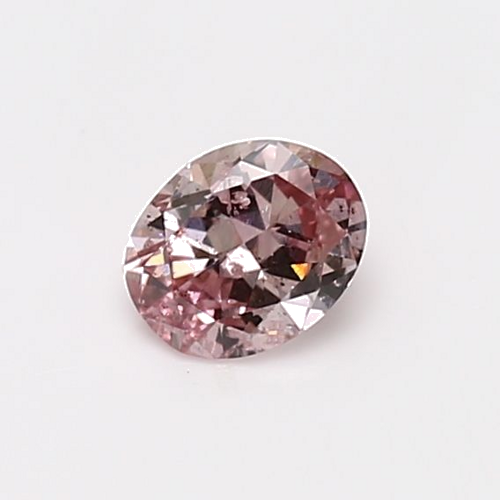 0.46 carat Fancy Intense Pink-SI2 Natūralus Oval Deimantas (1)