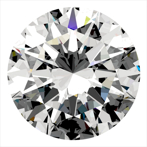 0.3 carat F-SI1 Very Good cut Natūralus Round Deimantas (1)