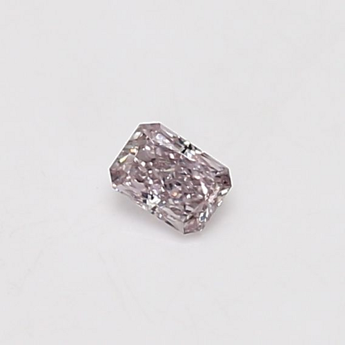 0.15 carat Fancy Pink-VS2 Natūralus Radiant Deimantas (1)