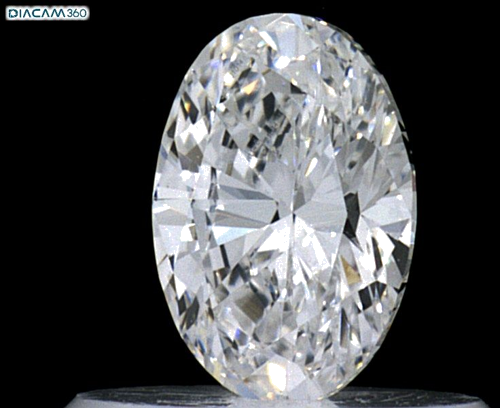 0.4 carat D-VS1 Natūralus Oval Deimantas (1)