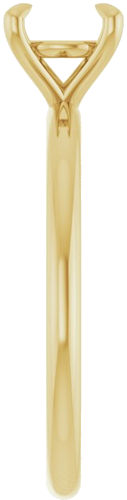 Sužadėtuvių Žiedas „Claw-Prong Solitaire“ 14k yellow gold Round 6.5mm (4)