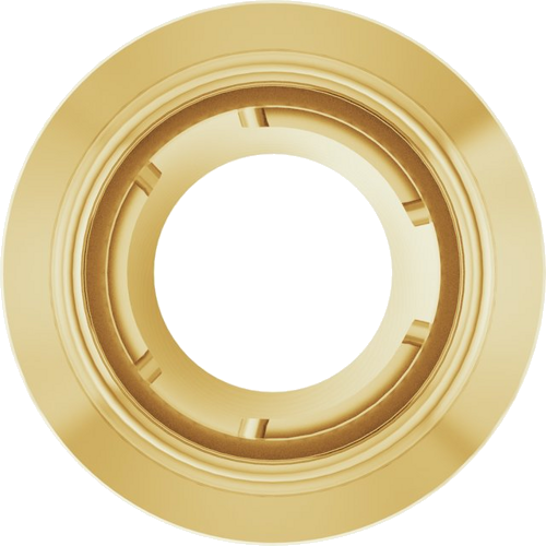 14K Yellow 2.5 mm Round Slide Pendant Mounting (1)