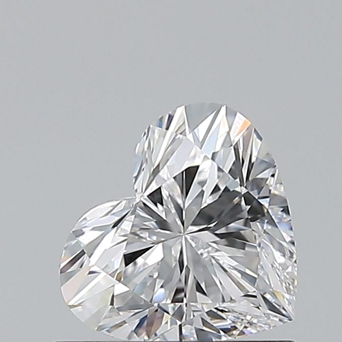 0.7 carat D-IF Natūralus Heart Deimantas (1)