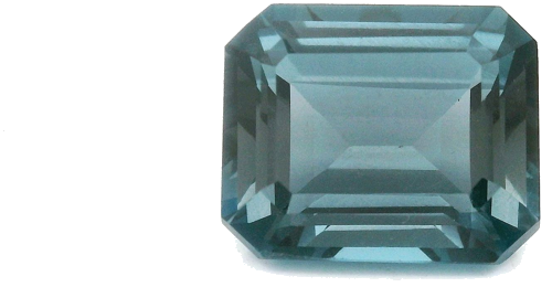 6.08 carat BLUE STEP cut Octagonal Topaz (1)