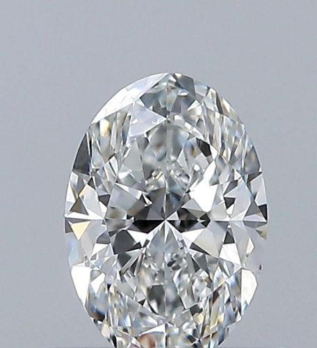 0.5 carat F-VS2 Natūralus Oval Deimantas (1)