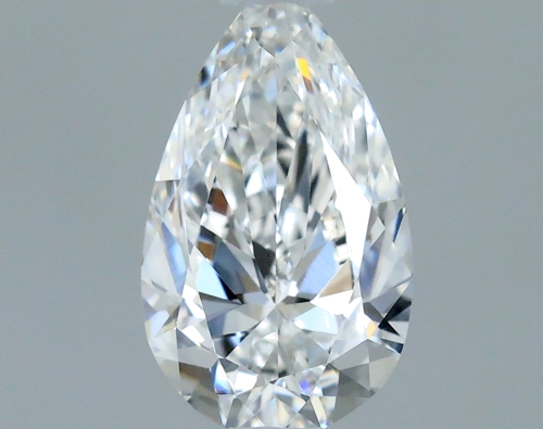 0.4 carat F-VS1 Natūralus Pear Deimantas (1)