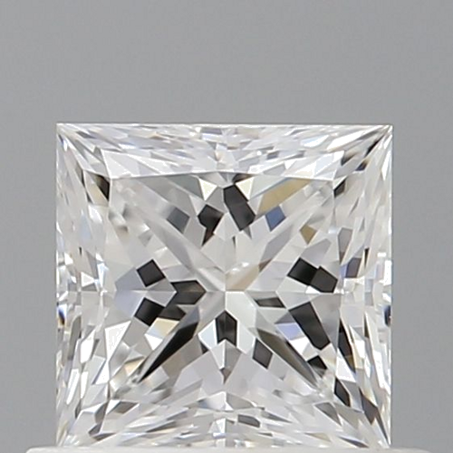 0.7 carat D-VVS1 Natūralus Princess Deimantas (1)