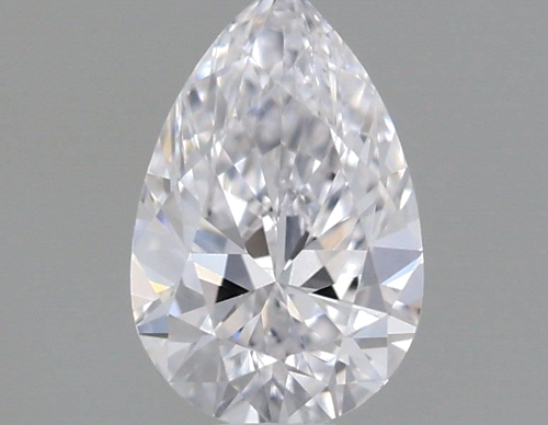 0.3 carat D-VS1 Natūralus Pear Deimantas (1)