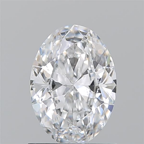 1.03 carat D-VS2 Natūralus Oval Deimantas (1)