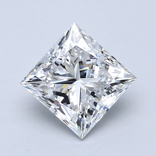 2.01 carat D-VS2 Natūralus Princess Deimantas (1)