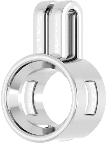 Pakabukas „Bezel-Set Solitaire“ 925 Sidabro Oval 11mm x 9mm (2)