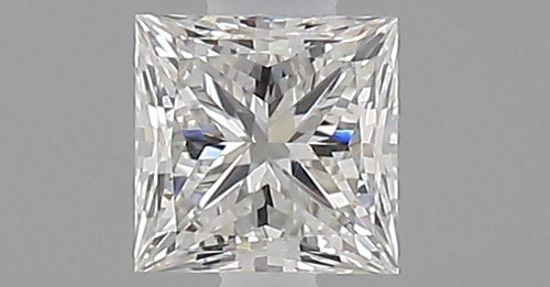 0.39 carat G-VVS2 Natūralus Princess Deimantas (1)