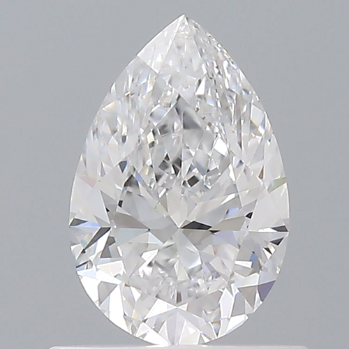 0.7 carat D-VS2 Natūralus Pear Deimantas (1)