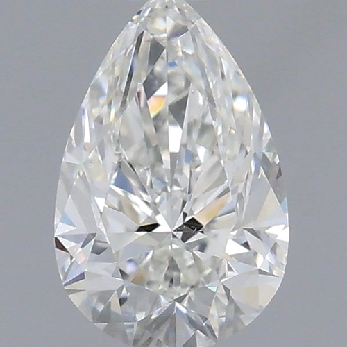 0.5 carat G-SI1 Natūralus Pear Deimantas (1)