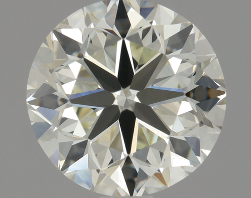 1.51 carat K-VVS2 Very Good cut Natūralus Round Deimantas (1)