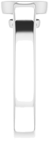 Sužadėtuvių Žiedas „Bezel-Set Solitaire“ 585 Baltojo Aukso Round 6.5mm (4)