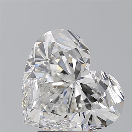 4.03 carat F-SI1 Natūralus Heart Deimantas (1)