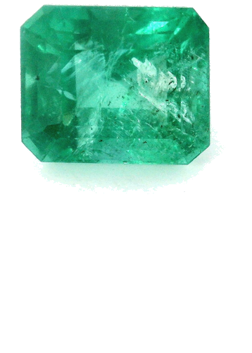 3.08 carat GREEN STEP cut Octagonal Smaragdas (1)