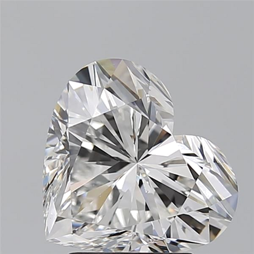 3.2 carat F-VS2 Natūralus Heart Deimantas (1)