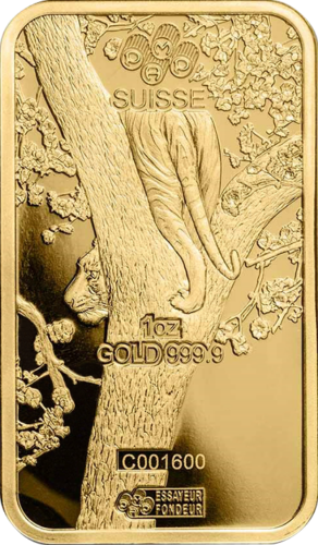 1 oz Investment Gold Bar 2022 Year of the Tiger PAMP (4)