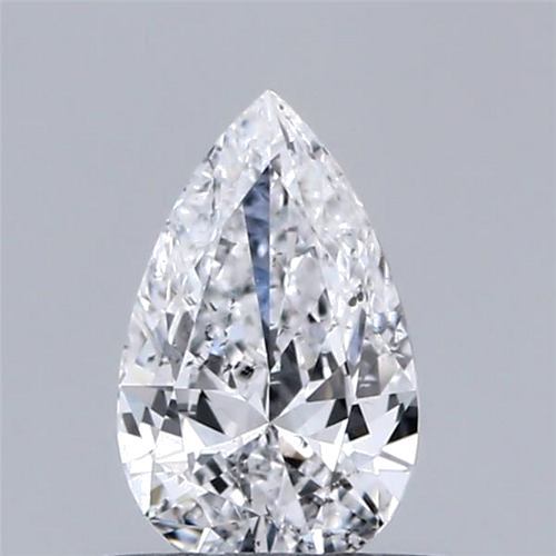 0.45 carat D-SI2 Natūralus Pear Deimantas (1)
