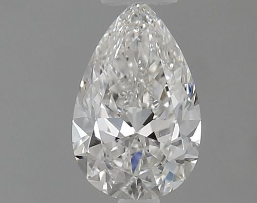 0.6 carat F-VS1 Natūralus Pear Deimantas (1)