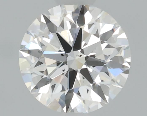 0.32 carat F-SI1 Excellent cut Natūralus Round Deimantas (1)