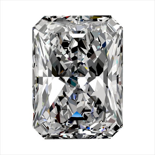 0.41 carat G-VS1 Natūralus Radiant Deimantas (1)
