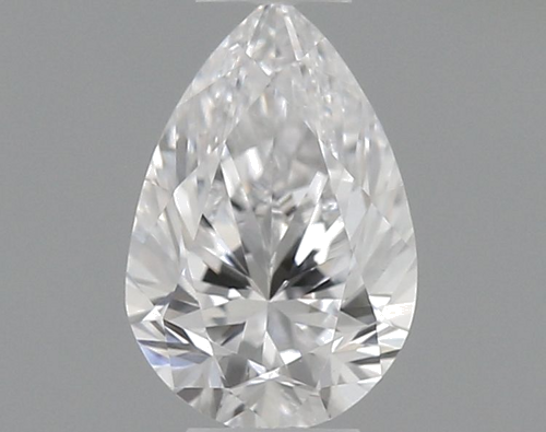 0.25 carat D-VS1 Natūralus Pear Deimantas (1)