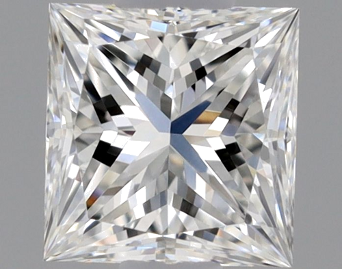 0.3 carat F-VVS1 Natūralus Princess Deimantas (1)