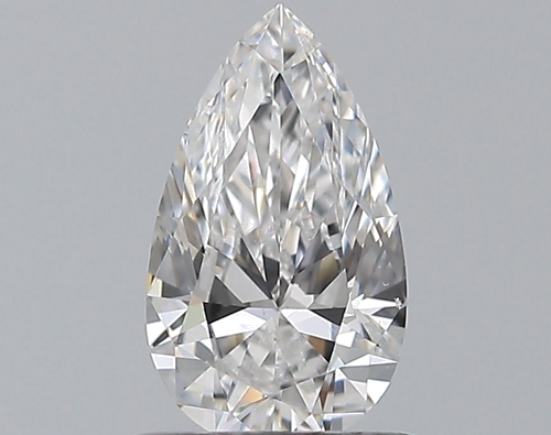 0.6 carat D-SI1 Natūralus Pear Deimantas (1)