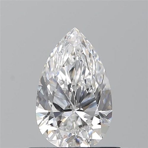 0.7 carat E-VVS2 Natūralus Pear Deimantas (1)