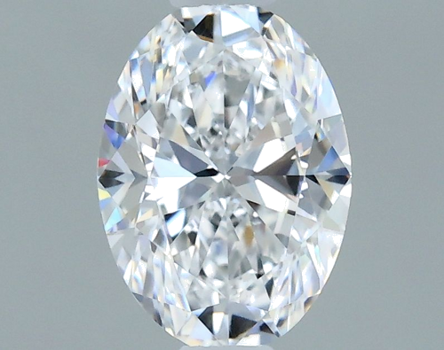 0.5 carat D-VVS2 Natūralus Oval Deimantas (1)