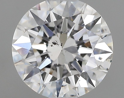 0.51 carat E-SI2 Excellent cut Natūralus Round Deimantas (1)