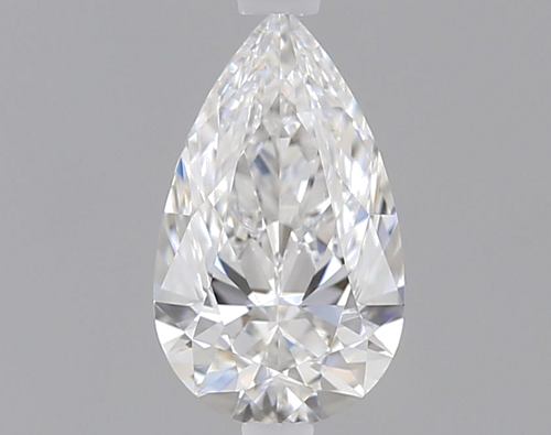 0.5 carat D-VS2 Natūralus Pear Deimantas (1)