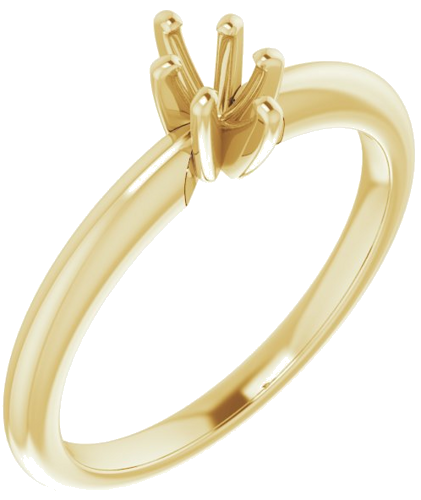Sužadėtuvių Žiedas „Solitaire“ 10k yellow gold Marquise 5mm x 3mm (1)