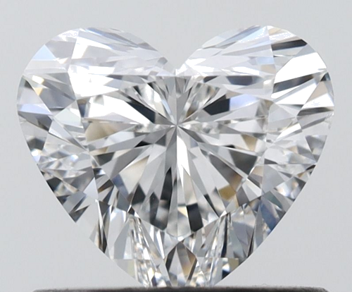 0.6 carat F-VS1 Natūralus Heart Deimantas (1)
