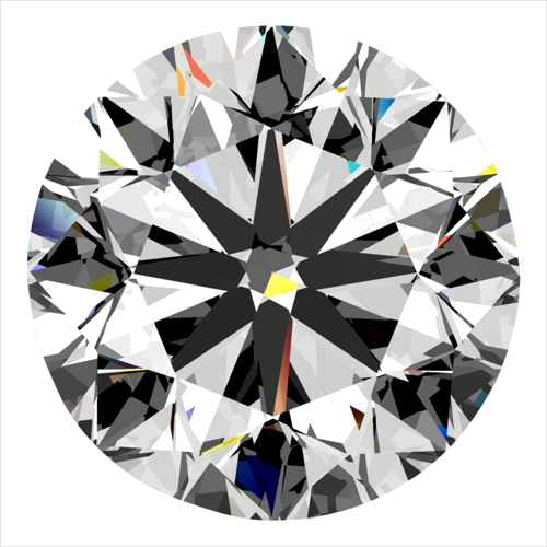 0.4 carat H-VS1 Very Good cut Natūralus Round Deimantas (1)