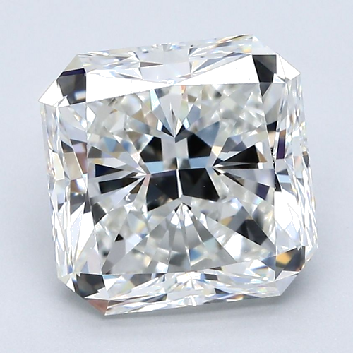 4.01 carat H-VVS1 Natūralus Radiant Deimantas (1)