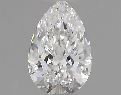 0.51 carat F-SI1 Natūralus Pear Deimantas (1)