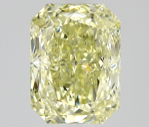 0.65 carat Fancy Light Yellow-VVS1 Natūralus Radiant Deimantas (1)