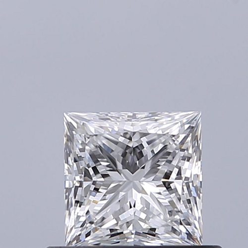 0.55 carat D-VVS1 Natūralus Princess Deimantas (1)