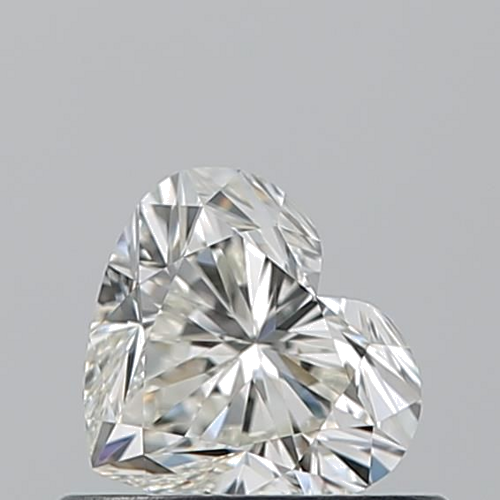 0.5 carat J-VVS1 Natūralus Heart Deimantas (1)