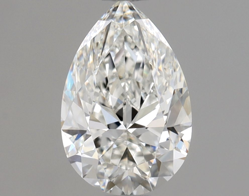 0.9 carat F-VVS2 Natūralus Pear Deimantas (1)