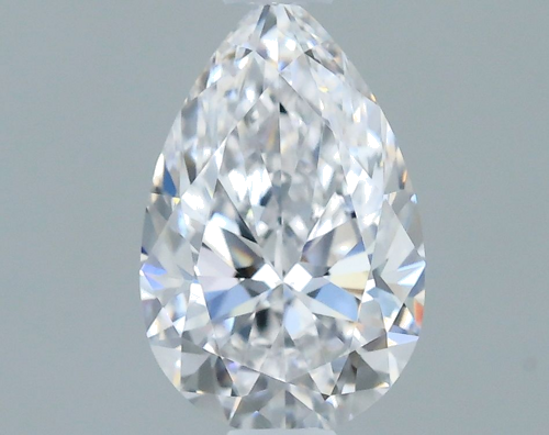 0.61 carat E-IF Natūralus Pear Deimantas (1)